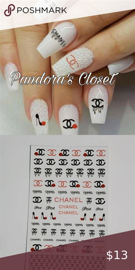 chanel nail stickers for sale.